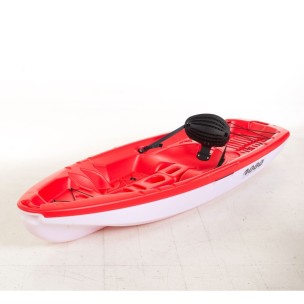 Μονοθέσιο Καγιάκ με Λευκή Γάστρα Sck Tipsy 254 (Κόκκινο-Άσπρο)