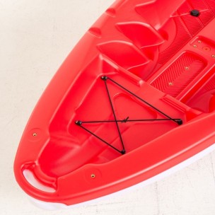 Μονοθέσιο Καγιάκ με Λευκή Γάστρα Sck Tipsy 254 (Κόκκινο-Άσπρο)