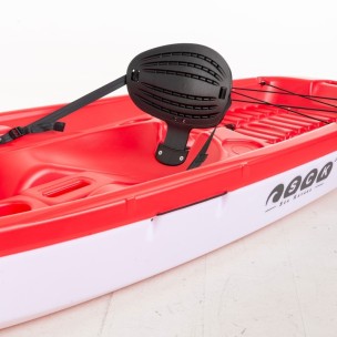 Μονοθέσιο Καγιάκ με Λευκή Γάστρα Sck Tipsy 254 (Κόκκινο-Άσπρο)