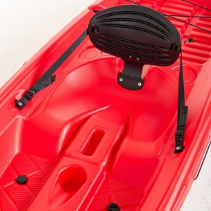 Μονοθέσιο Καγιάκ με Λευκή Γάστρα Sck Tipsy 254 (Κόκκινο-Άσπρο)