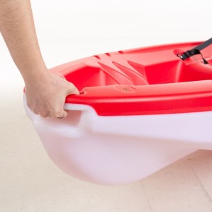 Μονοθέσιο Καγιάκ με Λευκή Γάστρα Sck Tipsy 254 (Κόκκινο-Άσπρο)