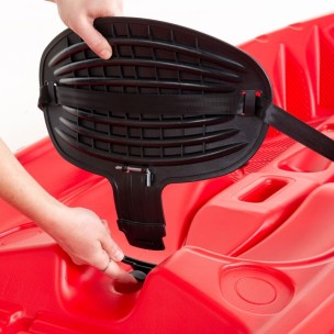 Μονοθέσιο Καγιάκ με Λευκή Γάστρα Sck Tipsy 254 (Κόκκινο-Άσπρο)