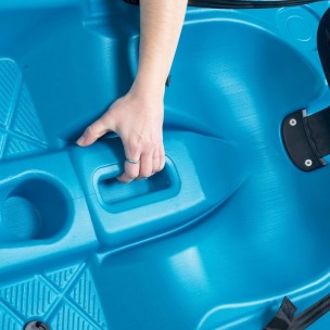 Μονοθέσιο Καγιάκ με Λευκή Γάστρα Sck Tipsy 254 (Κόκκινο-Άσπρο)