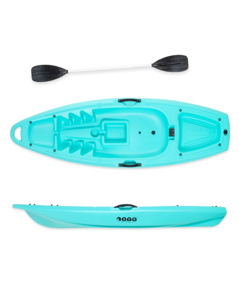Παιδικό Καγιάκ με κουπί και ενσωματωμένη πλάτη Sck Hoppy (Γαλάζιο)