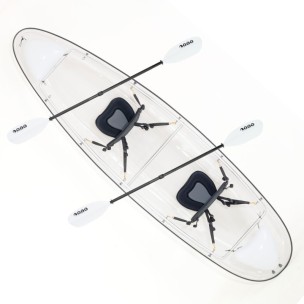 Διθέσιο Θαλάσσιο διάφανο Κανό Sck Serenus 2 (Με κουπιά και καθίσματα)