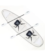 Διθέσιο Θαλάσσιο διάφανο Κανό Sck Serenus 2 (Με κουπιά και καθίσματα)