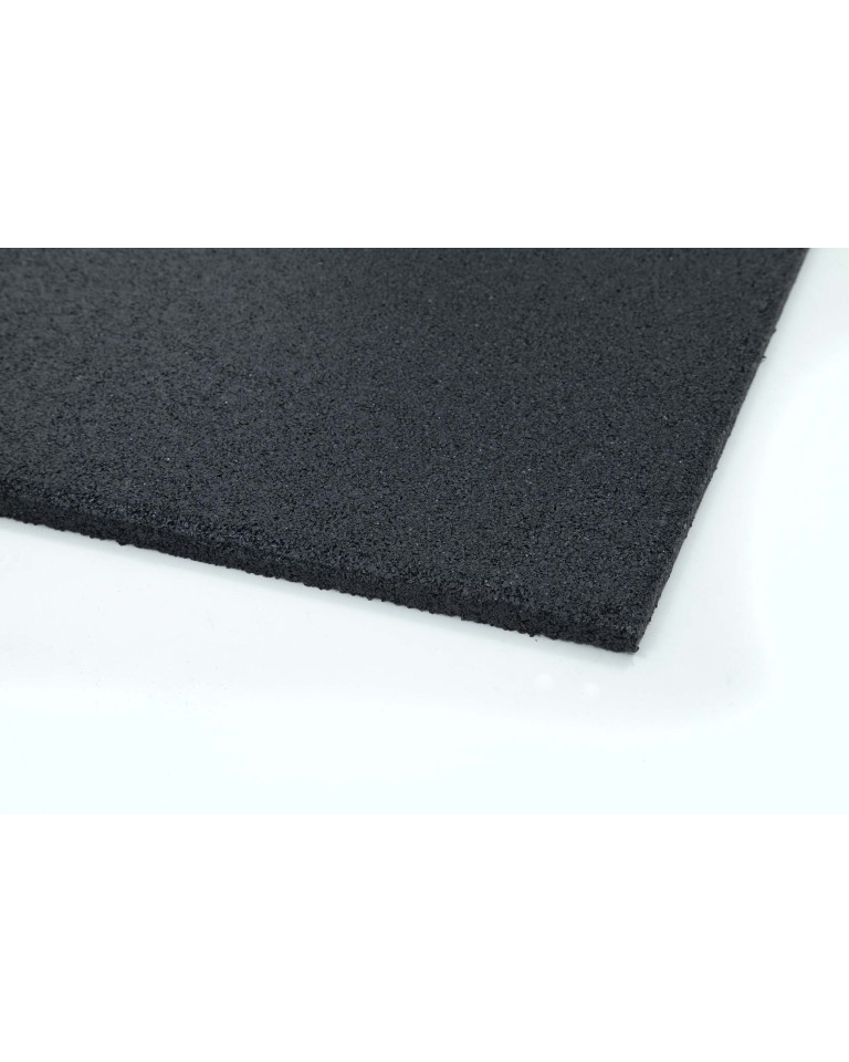 Λαστιχένιο Πάτωμα BECROSS Πλακάκι 100x100cm 20mm Μαύρο 94455