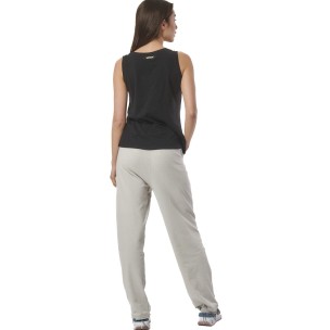 Γυναικείο Παντελόνι Φόρμας Body Action Women's Terry Wide Leg Jazz Pants 021435-03 Quiet Grey