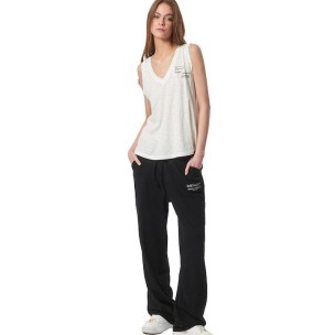 Γυναικείο Παντελόνι Φόρμας Body Action Women's Terry Wide Leg Jazz Pants 021435-01 Black