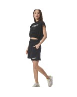 Γυναικείο Σόρτς Body Action Women's High Waisted Loose Fit Shorts 031422-01 Black