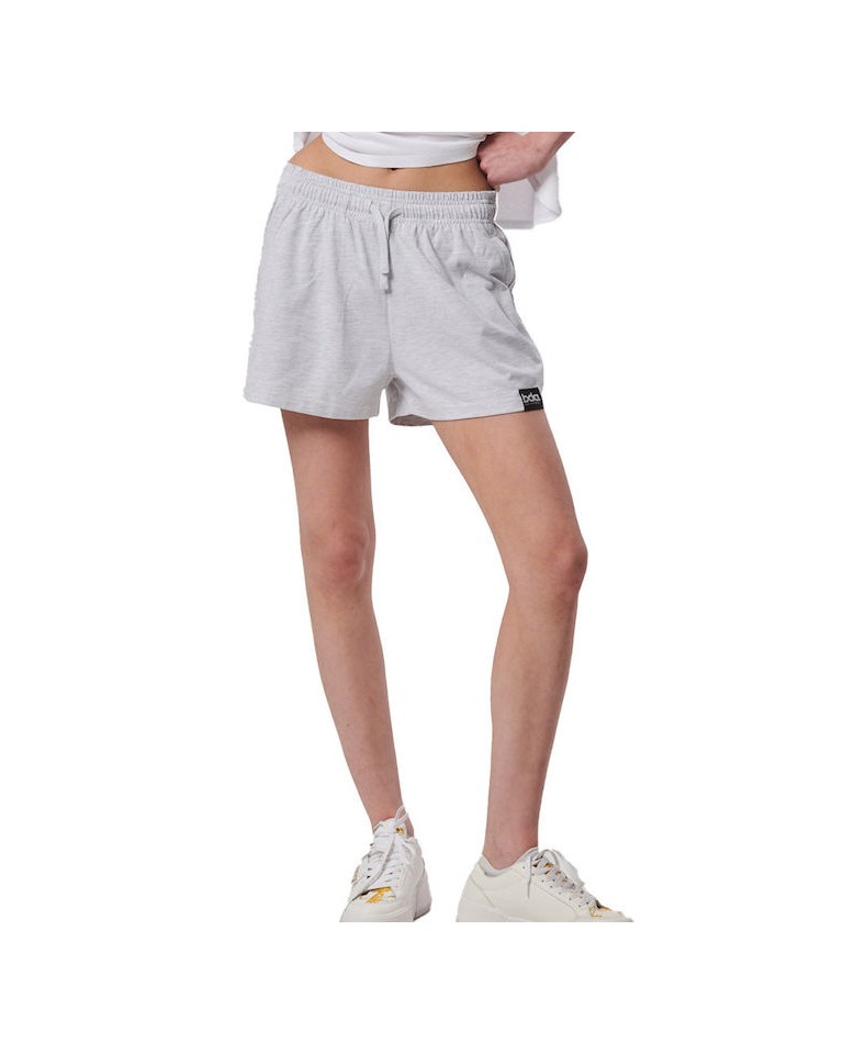 Γυναικείο Σόρτς Body Action Women's Essential Lounge Shorts 031426-03C Glacier Grey Marl