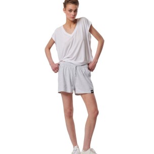 Γυναικείο Σόρτς Body Action Women's Essential Lounge Shorts 031426-03C Glacier Grey Marl
