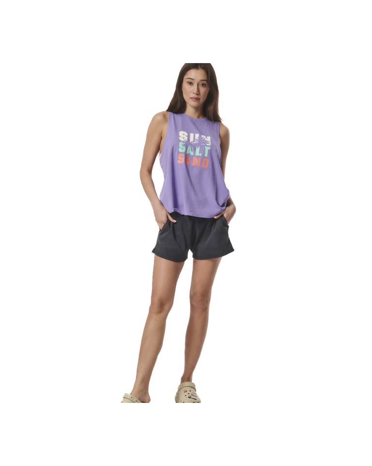 Γυναικείο Σόρτς Body Action Women's Natural Dye Waffle Shorts 031430-03G Pearl Grey