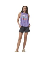 Γυναικείο Σόρτς Body Action Women's Natural Dye Waffle Shorts 031430-03G Pearl Grey