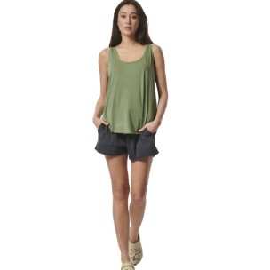 Γυναικείο Σόρτς Body Action Women's Natural Dye Waffle Shorts 031430-03G Pearl Grey