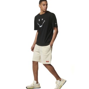 Ανδρική Βερμούδα Body Action Men's Athleisure Style Shorts 033418-05 Antique White