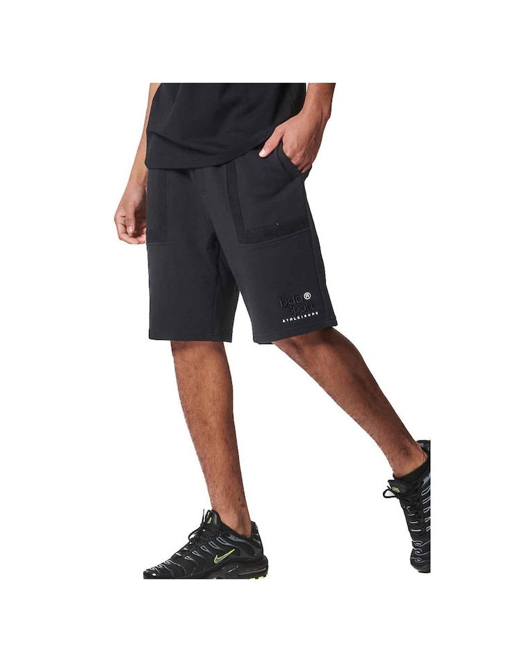 Ανδρική Βερμούδα Body Action Men's Athletic Shorts With Embroidery 033421-01 Black