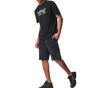 Ανδρική Βερμούδα Body Action Men's Athletic Shorts With Embroidery 033421-01 Black