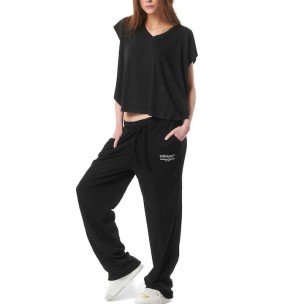 Γυναικείο T-Shirt Body Action Women's Dye Oversized Top 041422-01 Black