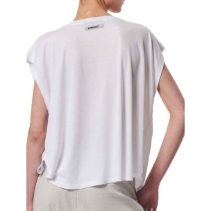 Γυναικείο T-Shirt Body Action Women's Dye Oversized Top 041422-02 White