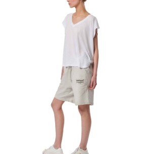 Γυναικείο T-Shirt Body Action Women's Dye Oversized Top 041422-02 White