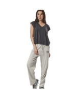 Γυναικείο T-Shirt Body Action Women's Dye Oversized Top 041422-03G Pearl Grey