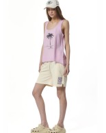 Γυναικείο T-Shirt Body Action Women's Regular Fit Beach Tank Top 041424-13C Orchid Lilac