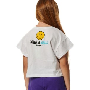 Παιδικό T-Shirt Body Action Girls Craphic Crop Tank 052404-02 White