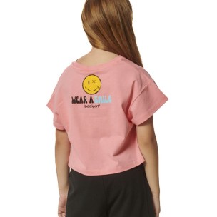 Παιδικό T-Shirt Body Action Girls Craphic Crop Tank 052404-08C Coral Pink