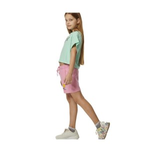 Παιδική Βερμούδα Body Action Girls French Terry Shorts 032403-12 Rosebloom Pink