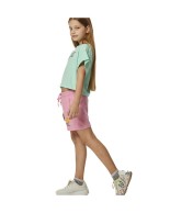 Παιδική Βερμούδα Body Action Girls French Terry Shorts 032403-12 Rosebloom Pink
