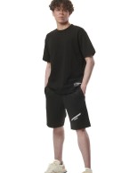Ανδρική Βερμούδα Body Action Men's Tech Fleece Lifestyle Shorts 033423-01 Black