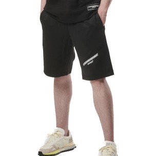 Ανδρική Βερμούδα Body Action Men's Tech Fleece Lifestyle Shorts 033423-01 Black
