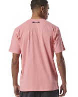 Ανδρικό T-Shirt Body Action Μen's Beach Lifestyle Graphic Tee 053431-08C Coral Pink
