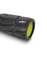 Foam Roller Arrow Φ14x33cm Μαύρο/Λάιμ Amila 96828