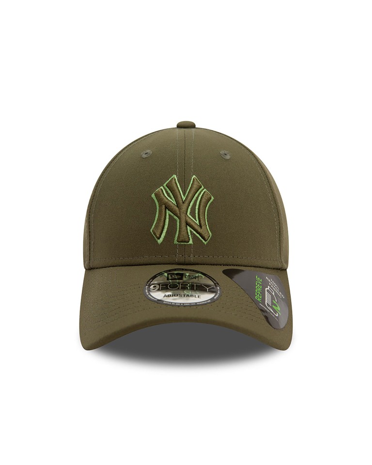 Αθλητικό Καπέλο New York Yankees Repreve Outline Green 9FORTY Adjustable Cap 60503404 Green