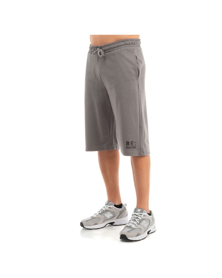 Ανδρική Βερμούδα Be Nation Men Terry Over The Knee Shorts 03312315-3F