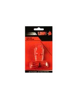 Σφυρίχτρα πλαστική με λουράκι (Plastic whistle with lanyard) Ligasport (Red)