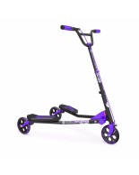 Yvolution Fliker C5 Carver Πατίνι - Μαύρο/Μωβ 53.100607