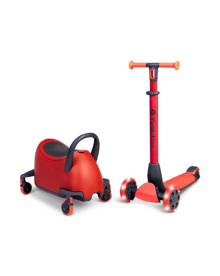 Yvolution YGlider Luna Πατίνι 5 σε 1 - Κόκκινο (53.101266)