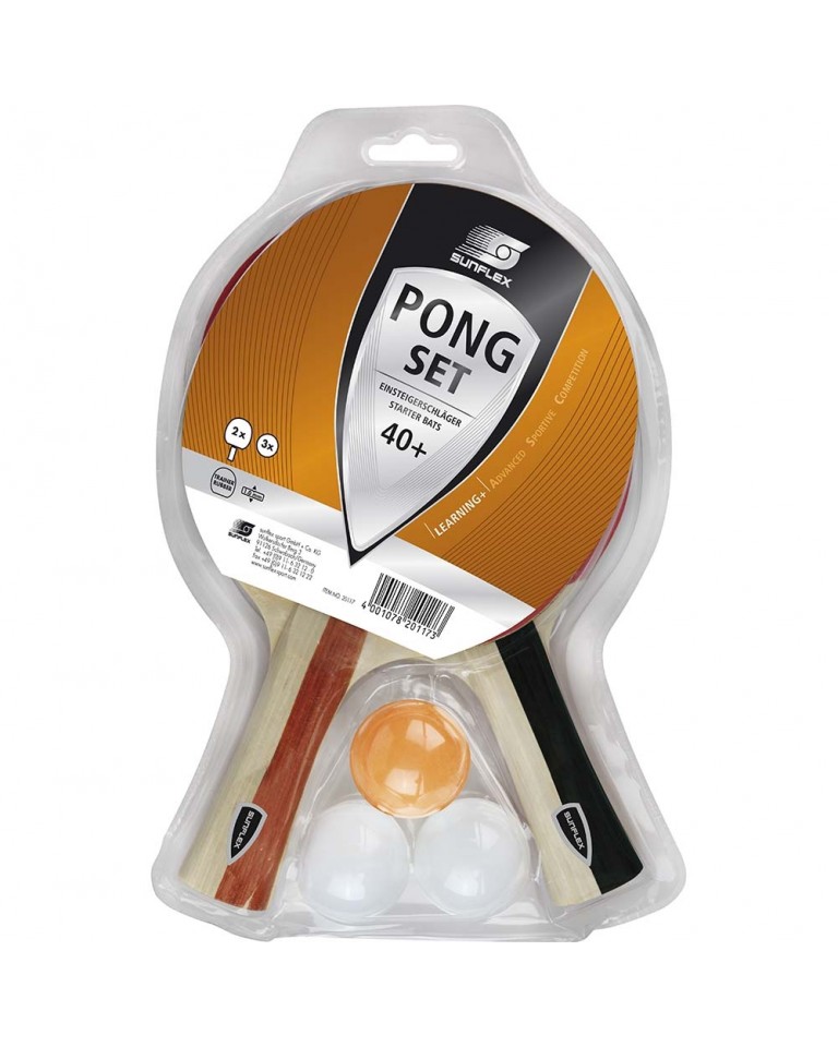 Σετ Ping Pong Sunflex (2 ρακέτες + 3 μπαλάκια) 97230