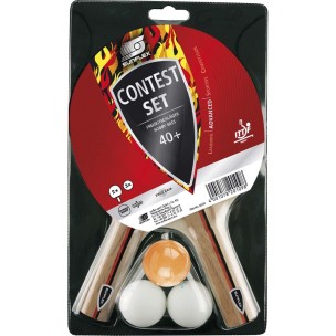 Ρακέτα πινγκ-πονγκ SUNFLEX Σετ Contest (2 ρακέτες + 3 μπαλάκια) (97231)