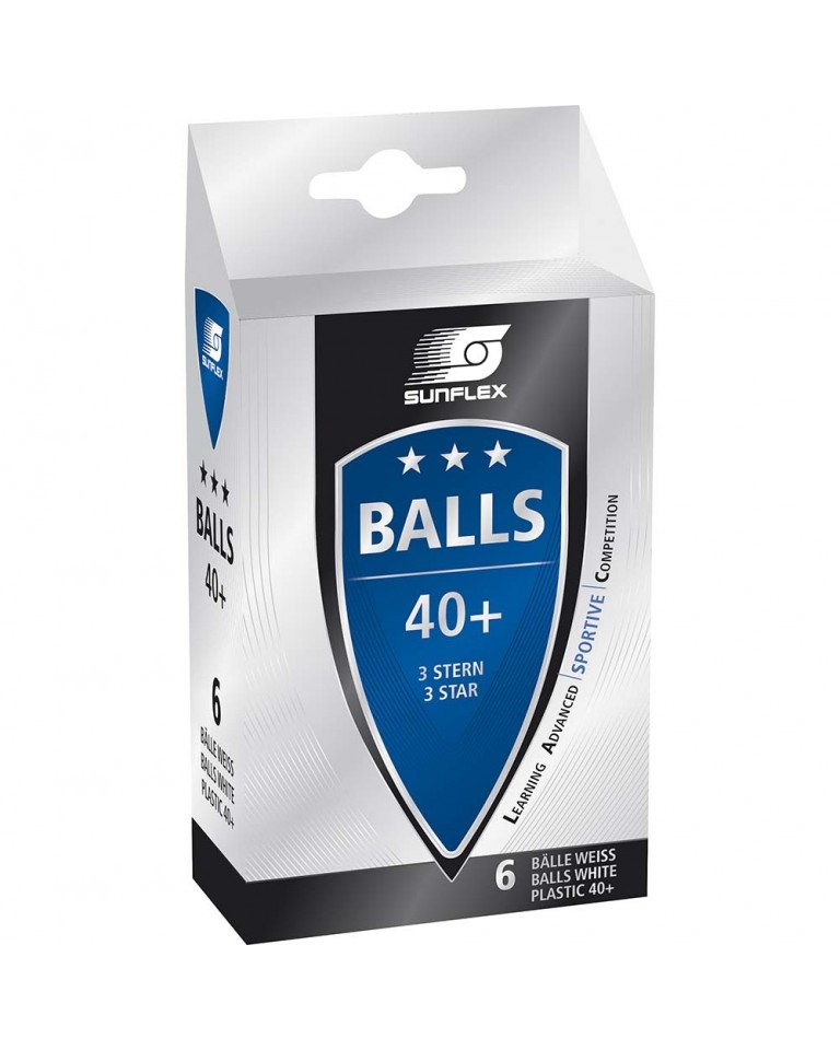 Μπαλάκια Ping Pong Sunflex Sportive PVC 6 Τεμάχια 97252