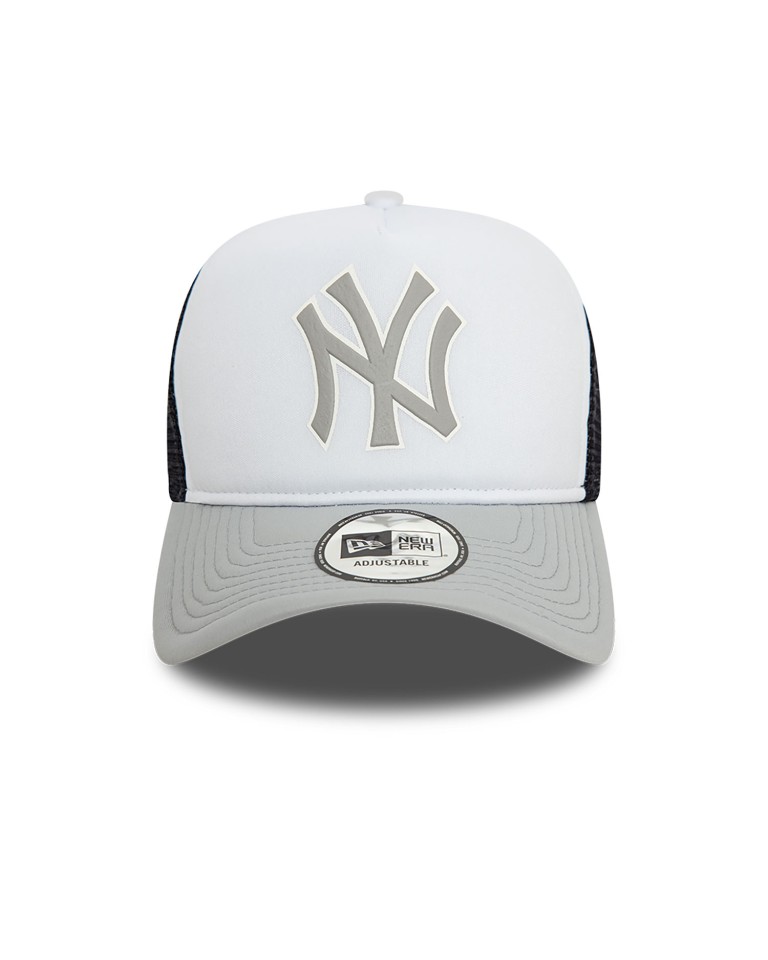 Αθλητικό Καπέλο New York Yankees MLB Logo Grey A-Frame Trucker Cap 60503454