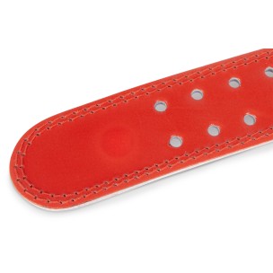 Ζώνη Άρσης Βαρών Amila Δερμάτινη Κόκκινη Γ΄ Quality (Large) 44307