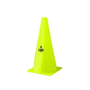 Κώνος Απλός 32 cm Ligasport Agility Cone (Κίτρινο Φωσφοριζέ)