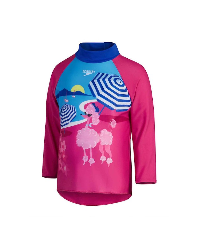 Παιδική Μπλούζα Αντιηλιακή (UV)  Speedo Digital Long Sleeve Rash Top K 0037451-6874