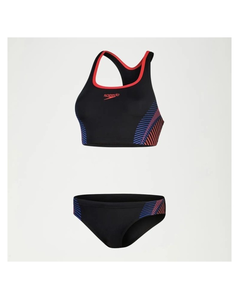 Αθλητικό Set Bikini Μπουστάκι Speedo Placement Swimsuit W 0030601-6856