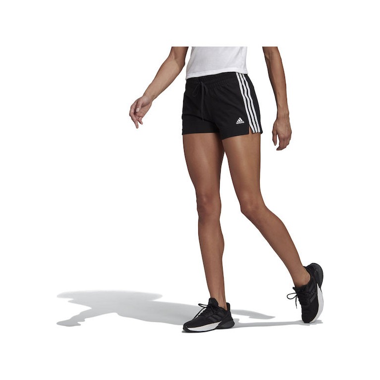Αθλητικό Γυναικείο Σορτς Adidas Essentials Slim 3-Stripes GM5523