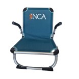 Καρέκλα Παραλίας Αλουμινίου Inca Textilene 2x1 Μπλε King Size 58x63x62cm